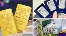 Vàng tăng nhẹ, bạc vượt mốc 71 triệu đồng