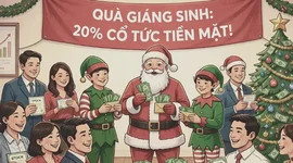 Một công ty ‘phát quà’ Giáng sinh bằng cổ tức tiền mặt 20%