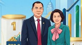 Vợ chồng tỷ phú Phạm Nhật Vượng chính thức trở thành 2 người giàu nhất và nhì TTCK Việt Nam, bỏ xa những người còn lại
