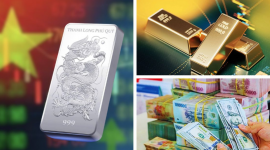 Giá bạc vượt mốc 77 triệu đồng/kg, vàng tăng nhẹ