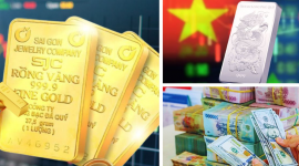 Giá vàng và bạc giảm sâu