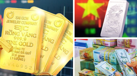 Giá vàng và bạc giảm sâu