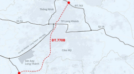 Tuyến đường hơn 8.000 tỉ đồng đi qua Định Quán, Thống Nhất, Cẩm Mỹ, Long Thành, Tp.Long Khánh (Đồng Nai) được điều chỉnh quy hoạch sử dụng đất