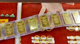 Liên tiếp tăng mạnh, giá vàng SJC áp sát mốc 100 triệu đồng/lượng