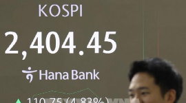 Các thị trường chứng khoán châu Á tăng điểm chiều 30/4