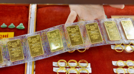 Giá vàng SJC tăng mạnh theo đà thế giới