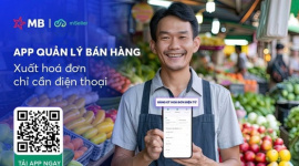 MB chính thức tặng miễn phí: APP quản lý bán hàng, xuất hoá đơn điện tử chỉ cần điện thoại