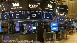 Thị trường chứng khoán Mỹ biến động trái chiều, cổ phiếu Nvidia lập kỷ lục mới