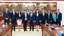 Bộ trưởng Tài chính Nguyễn Văn Thắng làm việc với FTSE Russell về nâng hạng thị trường chứng khoán Việt Nam