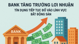Các ngân hàng TMCP "gặt hái" lợi nhuận khủng, tín dụng vẫn đổ vào bất động sản