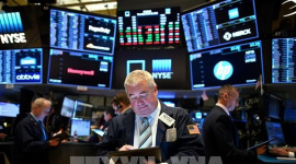 Phố Wall dứt chuỗi ba phiên xác lập mức cao kỷ lục