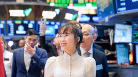 Cổ phiếu HDBank tăng bốc sau khi tỷ phú Nguyễn Thị Phương Thảo rung chuông tại sàn giao dịch chứng khoán New York (NYSE)