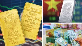 Giá vàng và bạc bật tăng mạnh ngày cuối tuần