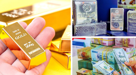 Giá vàng miếng SJC lên 162 triệu đồng/lượng, bạc vượt mốc 86 triệu đồng/kg