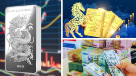 Giá vàng bạc tiếp tục đi lên