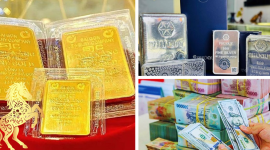 Giá vàng đi ngang phiên cuối tuần, bạc giảm nhẹ sau tuần tăng sốc