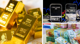 Giá vàng, bạc “hạ nhiệt”