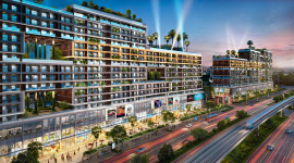 Trục Tôn Đức Thắng (25B) hình thành cụm thương mại sầm uất khi Sân bay Long Thành hoạt động