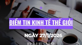 Điểm tin kinh tế thế giới nổi bật ngày 27/1/2026