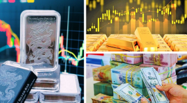 Giá vàng bạc cùng tăng mạnh