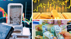 Giá vàng bạc cùng tăng mạnh
