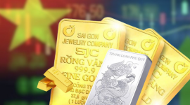 Giá bạc giảm, vàng chững lại