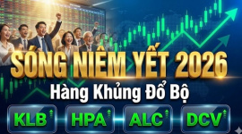 Đầu năm 2026, sàn chứng khoán đã đón hàng loạt hàng khủng: Từ công ty nông nghiệp của tỷ phú Trần Đình Long đến "cá mập" Dragon Capital đều góp mặt