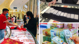 Giá vàng “rớt” hơn 10 triệu đồng/lượng, bạc hạ nhiệt