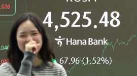Chứng khoán Hàn Quốc lập đỉnh lịch sử trong chiều 6/1