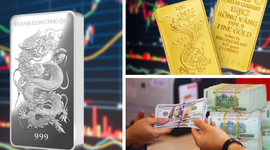 Giá vàng và bạc đều quay đầu giảm