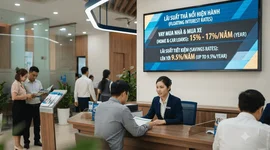 Lãi suất thả nổi cán mốc 17%/năm, áp lực đè nặng người vay