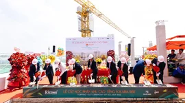 Solaria Rise chính thức cất nóc, đánh dấu cột mốc tiến độ mới tại Waterpoint