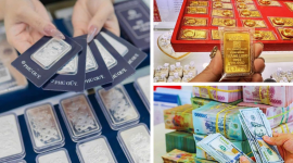 Giá vàng giảm nhẹ, bạc tiếp đà đi lên