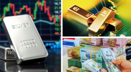 Giá vàng “đứng yên”, bạc nhích nhẹ