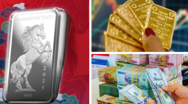 Giá vàng chững lại, bạc quay đầu giảm