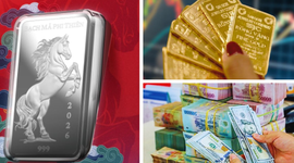 Giá vàng chững lại, bạc quay đầu giảm