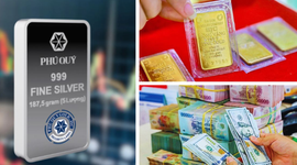Vàng bật tăng 700.000 đồng, bạc vượt mốc 90 USD