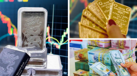 Giá vàng bạc cùng đi lên