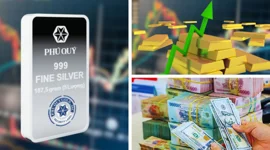 Giá vàng bứt tốc vượt mốc 180 triệu đồng, bạc tăng nhẹ