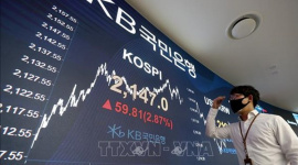 Chứng khoán châu Á đứng vững sau đợt bán tháo trên Phố Wall