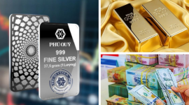 Giá vàng tiến sát 180 triệu đồng/lượng, bạc bật tăng mạnh cuối tuần