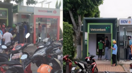 Đi rút tiền chuẩn bị nghỉ Tết, bắt gặp hiện tượng khó tin