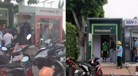 Đi rút tiền chuẩn bị nghỉ Tết, bắt gặp hiện tượng khó tin