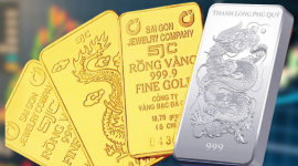 Giá vàng giảm sâu phiên cuối tuần, bạc “bốc hơi” gần 4 triệu đồng/kg