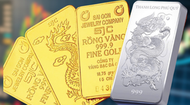 Giá vàng giảm sâu phiên cuối tuần, bạc “bốc hơi” gần 4 triệu đồng/kg