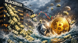 “Cá voi” BlackRock tung hàng tỷ USD bắt đáy Bitcoin, Ethereum
