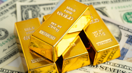 Giá vàng nhích lên, tỷ giá USD giảm nhẹ