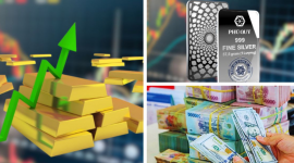 Giá vàng áp sát mốc 189 triệu đồng/lượng, bạc giảm nhẹ