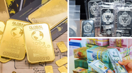 Giá vàng “bốc hơi” 5 triệu đồng/lượng, bạc hạ nhiệt