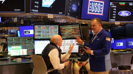 Chứng khoán Mỹ tăng điểm tâm lý nhà đầu tư được cải thiện